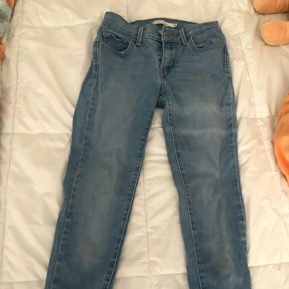 Light blue super skinny jeans from LEVIS.